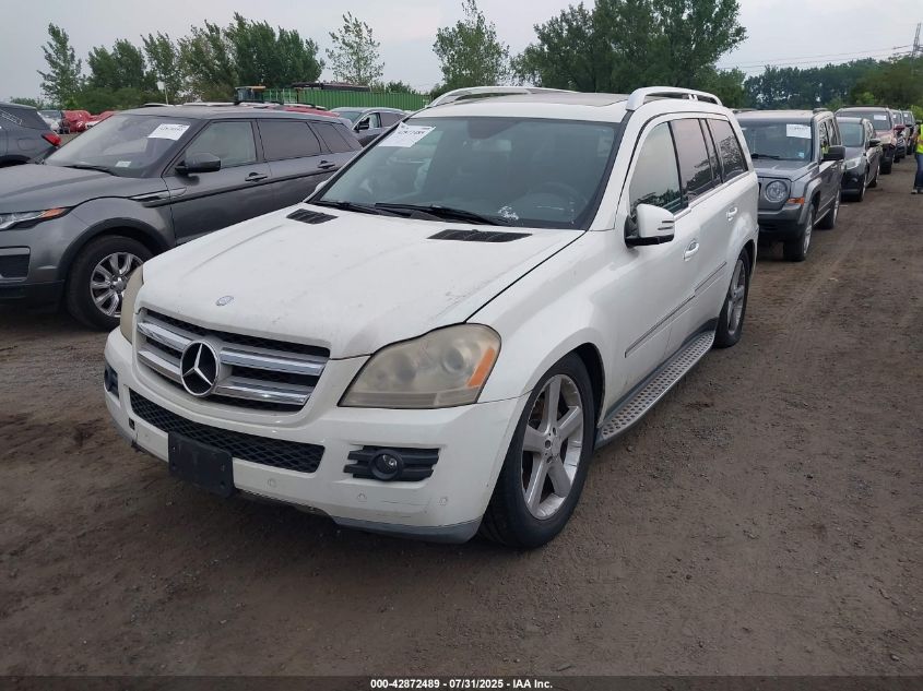 2009 Mercedes-Benz Gl 450 4Matic white suv gasoline 4JGBF71E49A443880 photo #3