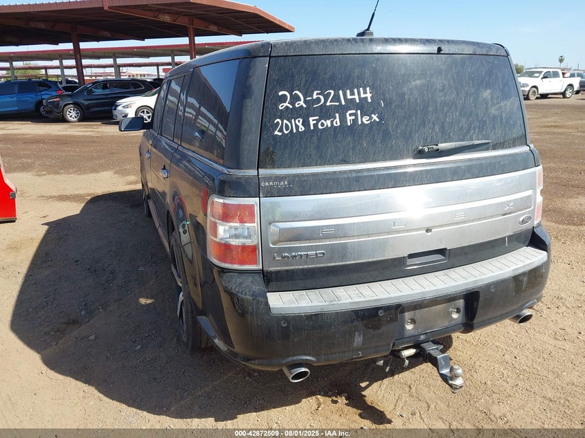 Vin: 2fmgk5d80jba05247, lot: 43366126, ford flex limited 20183