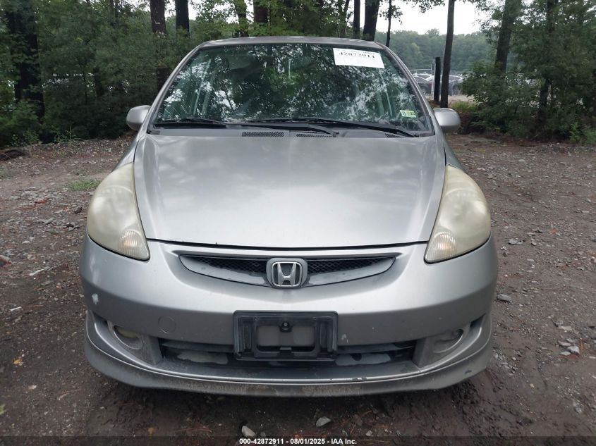 2008 Honda Fit Sport VIN: JHMGD38668S016750 Lot: 42872911