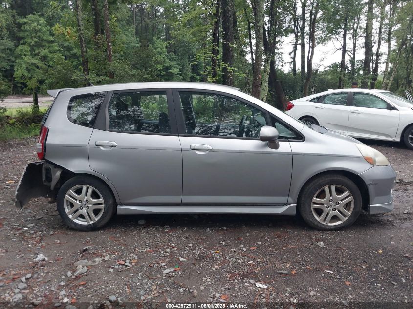 2008 Honda Fit Sport VIN: JHMGD38668S016750 Lot: 42872911