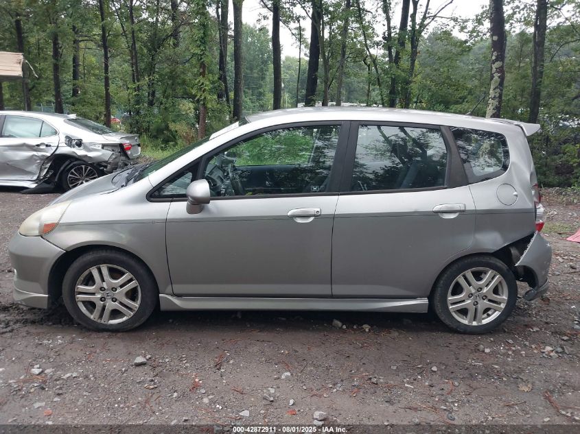 2008 Honda Fit Sport VIN: JHMGD38668S016750 Lot: 42872911