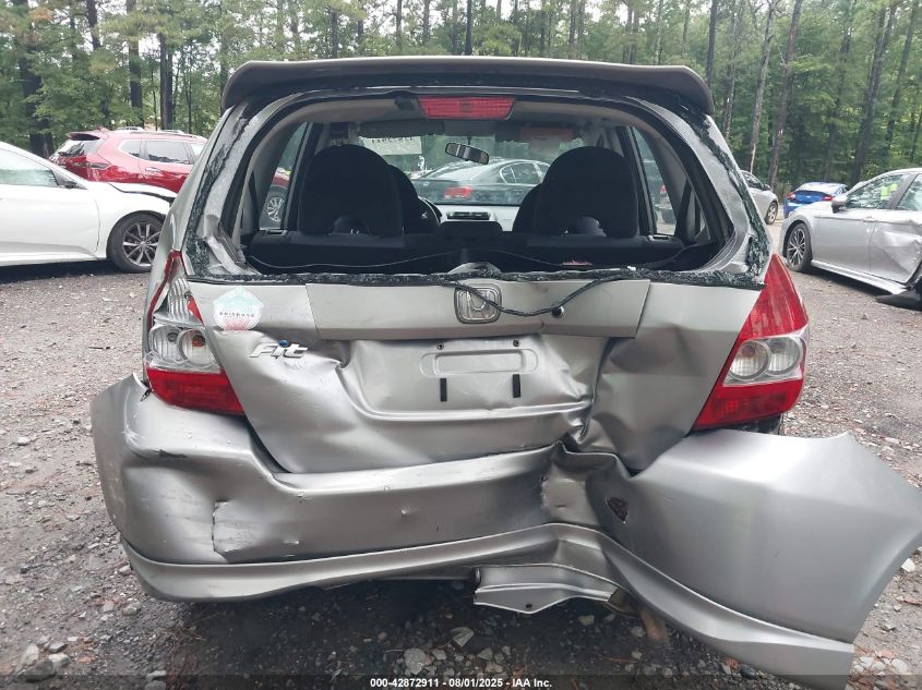 2008 Honda Fit Sport VIN: JHMGD38668S016750 Lot: 42872911