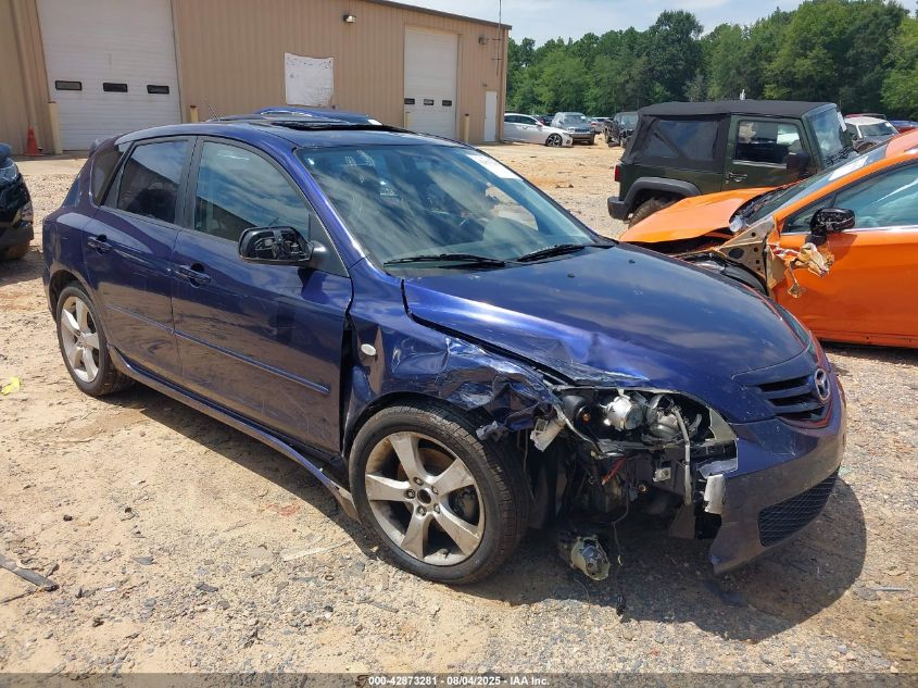 2004 Mazda Mazda3 S blue hatchback gasoline JM1BK343941123871 photo #1