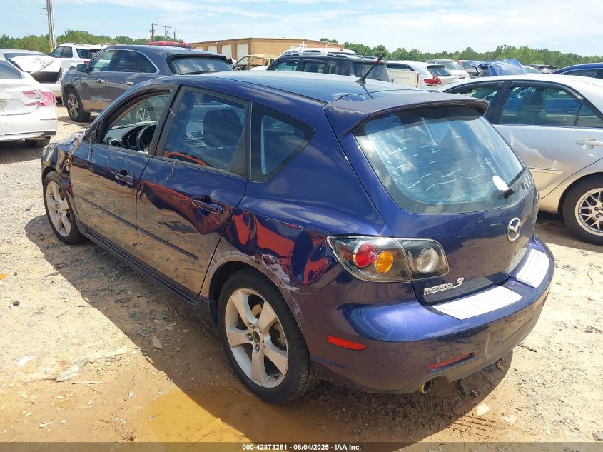 2004 Mazda Mazda3 S blue hatchback gasoline JM1BK343941123871 photo #4