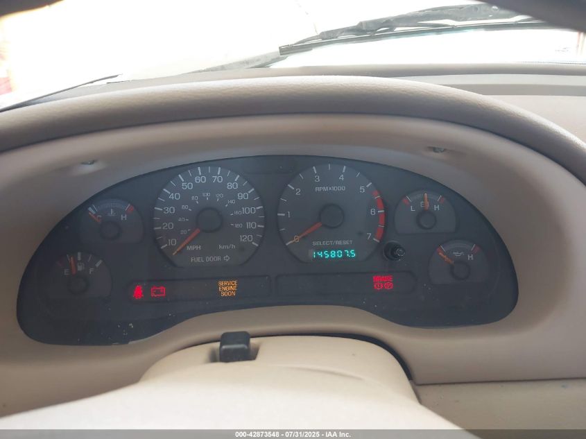 1999 Ford Mustang VIN: 1FAFP4049XF158172 Lot: 42873548