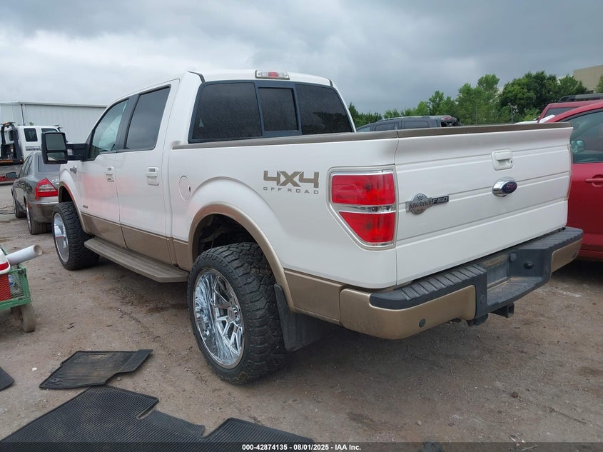Vin: 1ftfw1et2bkd43983, lot: 43367752, ford f-150 king ranch 20113