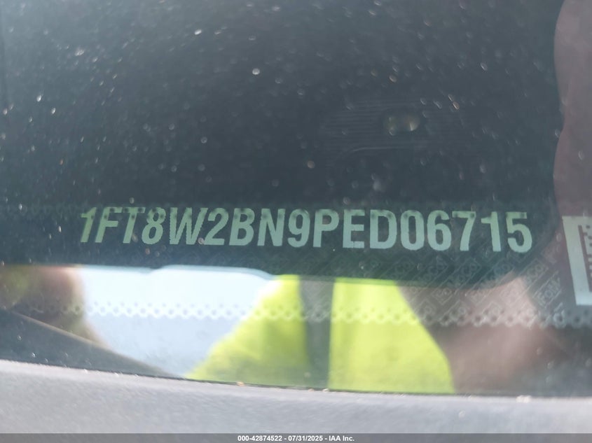 2023 Ford F-250 Lariat VIN: 1FT8W2BN9PED06715 Lot: 42874522