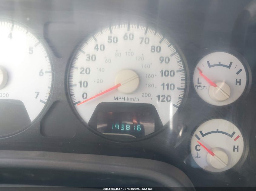 2008 Dodge Ram 1500 Slt VIN: 1D7HA18258J138799 Lot: 42874547