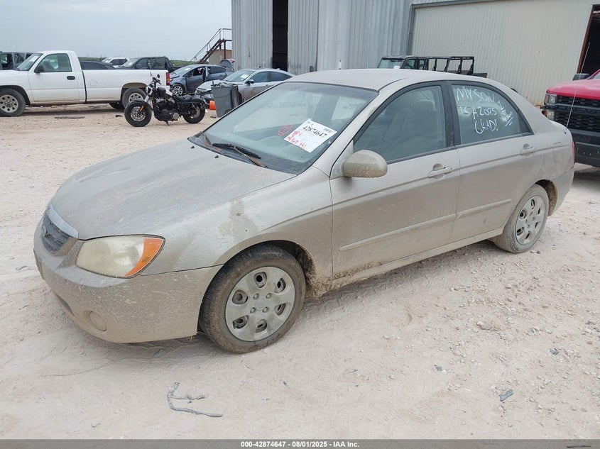 2005 Kia Spectra Ex/Lx/Sx VIN: KNAFE121155158748 Lot: 42874647