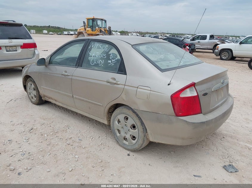 2005 Kia Spectra Ex/Lx/Sx VIN: KNAFE121155158748 Lot: 42874647