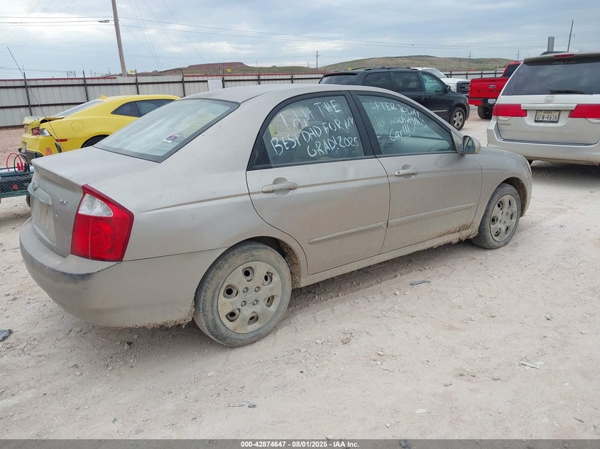 2005 Kia Spectra Ex/Lx/Sx VIN: KNAFE121155158748 Lot: 42874647