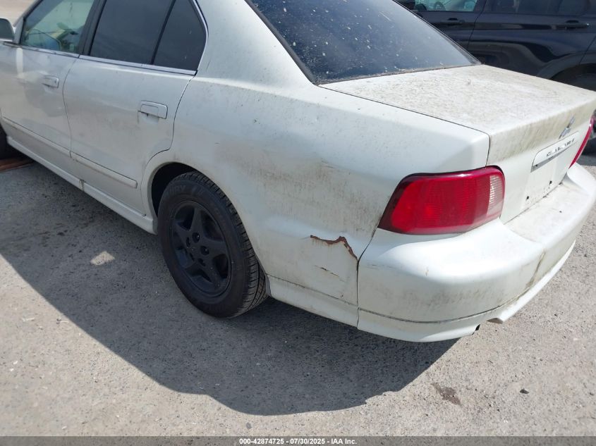 2003 Mitsubishi Galant Es/Ls VIN: 4A3AA46G93E130389 Lot: 42874725