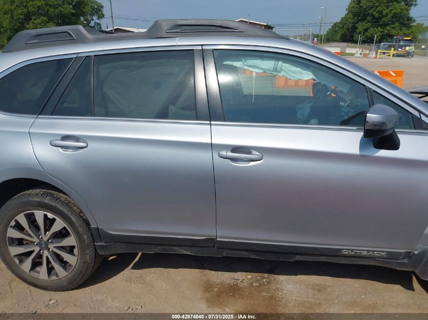2017 Subaru Outback 2.5I Limited VIN: 4S4BSAKCXH3304734 Lot: 42874840