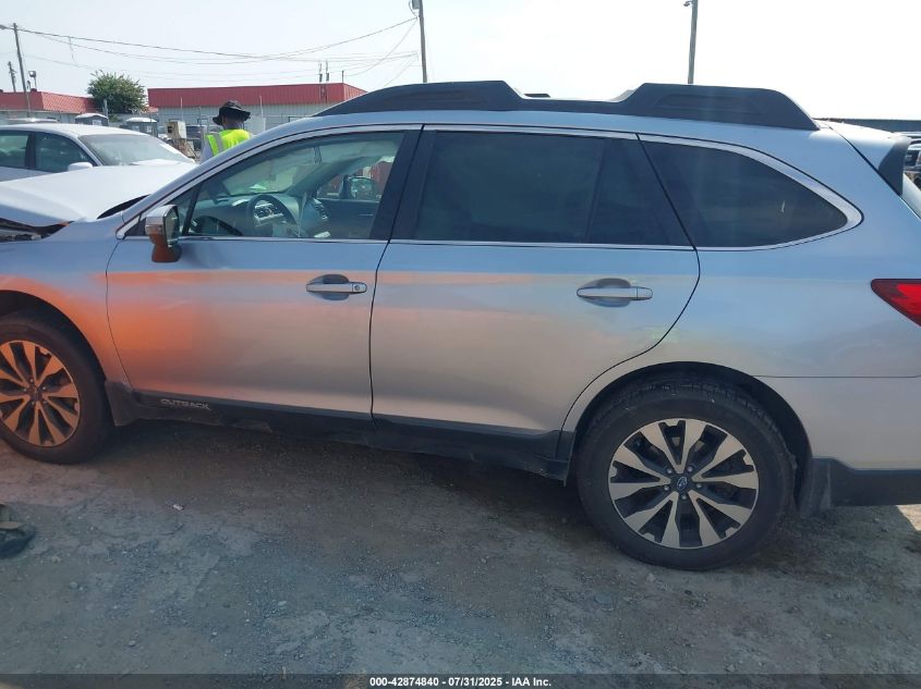 2017 Subaru Outback 2.5I Limited VIN: 4S4BSAKCXH3304734 Lot: 42874840