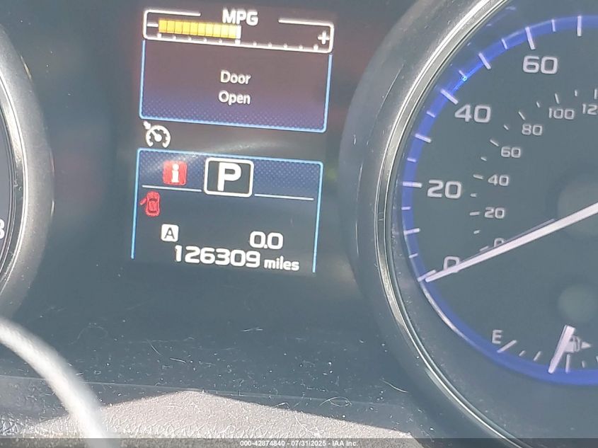 2017 Subaru Outback 2.5I Limited VIN: 4S4BSAKCXH3304734 Lot: 42874840