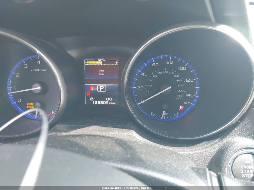 2017 Subaru Outback 2.5I Limited VIN: 4S4BSAKCXH3304734 Lot: 42874840