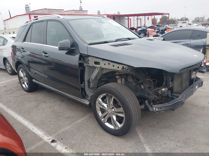 4JGDA5HB5CA013046 2012 Mercedes-Benz Ml 350 4Matic auction photo 1