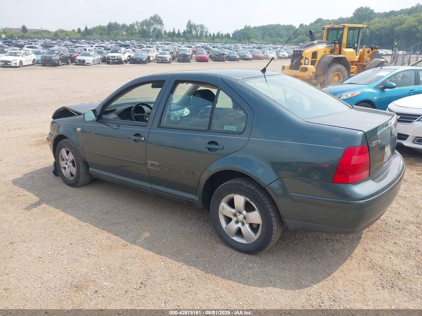 2003 Volkswagen Jetta Gls 2.0L green sedan gasoline 3VWSK69M23M029087 photo #4
