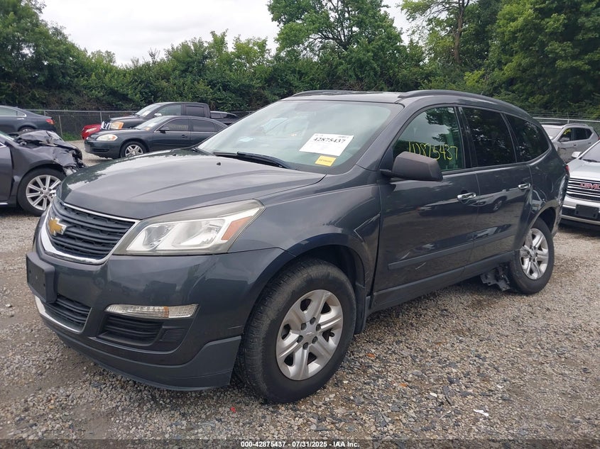 2014 CHEVROLET TRAVERSE LS - 1GNKRFED1EJ322779
