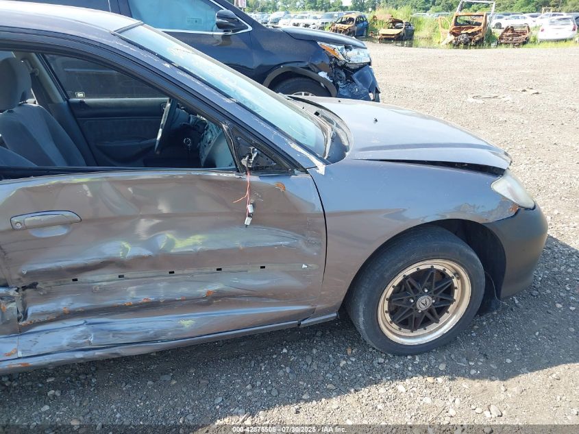 2005 Honda Civic Lx VIN: JHMES16525S002416 Lot: 42875505