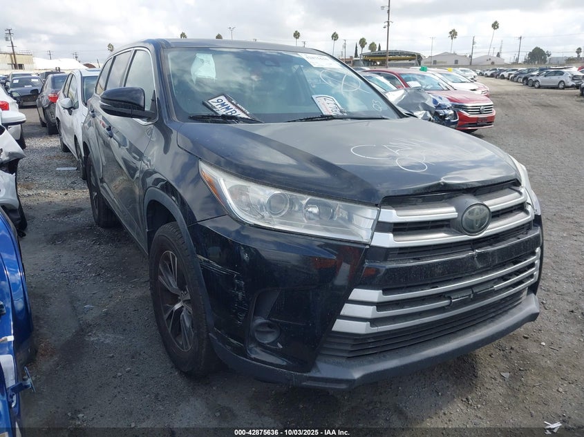 5TDBZRFH7JS809915 2018 Toyota Highlander Le auction photo 1