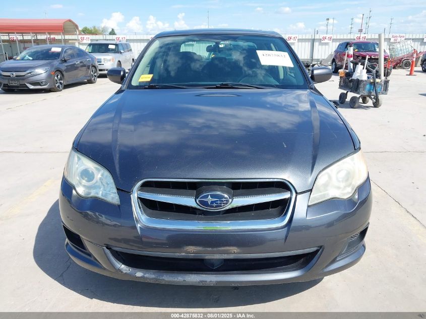 2009 Subaru Legacy 2.5I VIN: 4S3BL616897234008 Lot: 42875832
