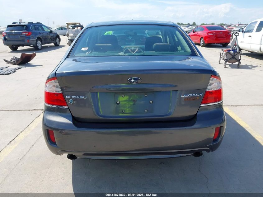2009 Subaru Legacy 2.5I VIN: 4S3BL616897234008 Lot: 42875832