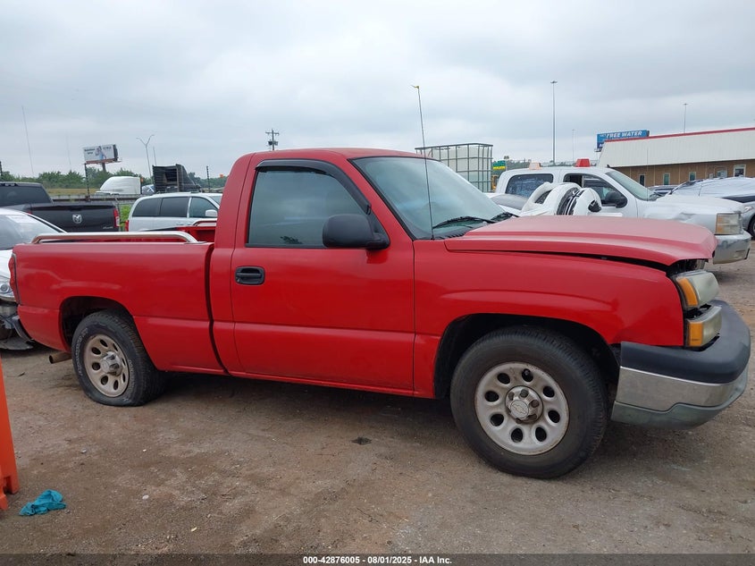 2005 Chevrolet Silverado 1500 Work Truck VIN: 1GCEC14X25Z355782 Lot: 42876005