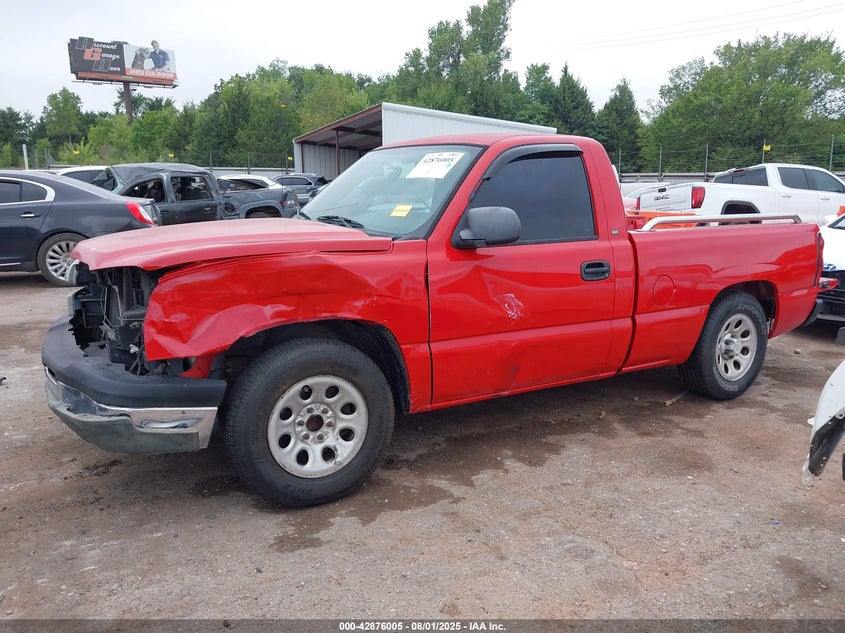 2005 Chevrolet Silverado 1500 Work Truck VIN: 1GCEC14X25Z355782 Lot: 42876005