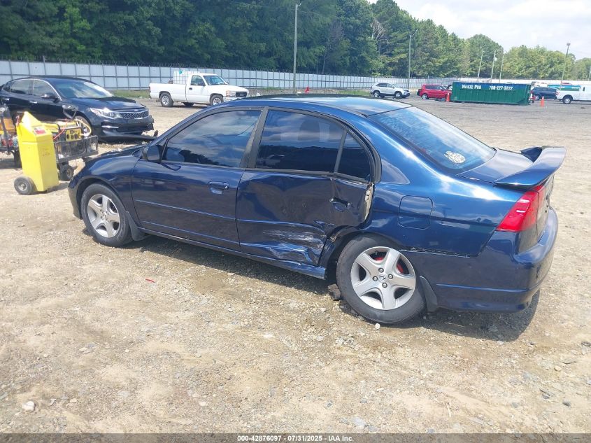 2005 Honda Civic Lx VIN: 2HGES16595H581365 Lot: 42876097