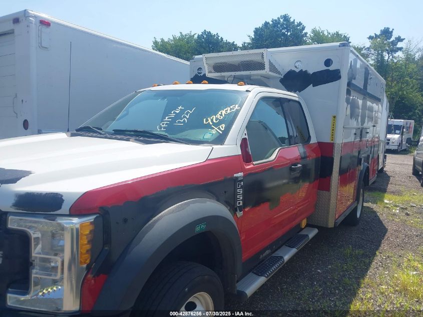 2017 Ford F-550 Chassis Lariat/Xl/Xlt VIN: 1FD0X5HTXHE091219 Lot: 42876256