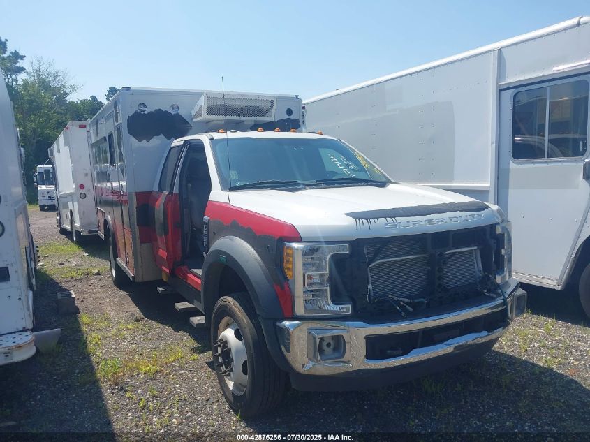2017 Ford F-550 Chassis Lariat/Xl/Xlt VIN: 1FD0X5HTXHE091219 Lot: 42876256