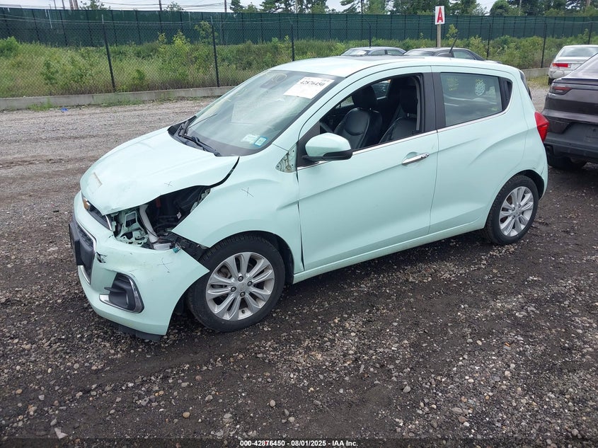 2017 Chevrolet Spark 1.4 2lt Cvt Blue Lot 111042876450 Vin KL8CF6SA8HC798626