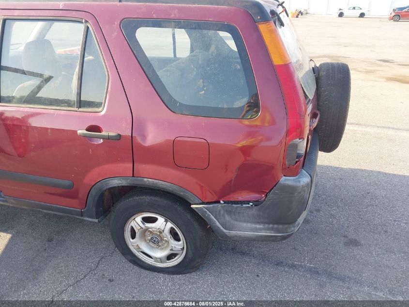 2002 Honda Cr-V Lx VIN: JHLRD784X2C013828 Lot: 42876684