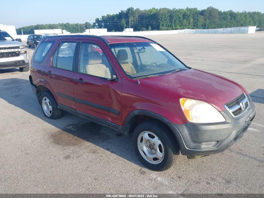 2002 Honda Cr-V Lx VIN: JHLRD784X2C013828 Lot: 42876684
