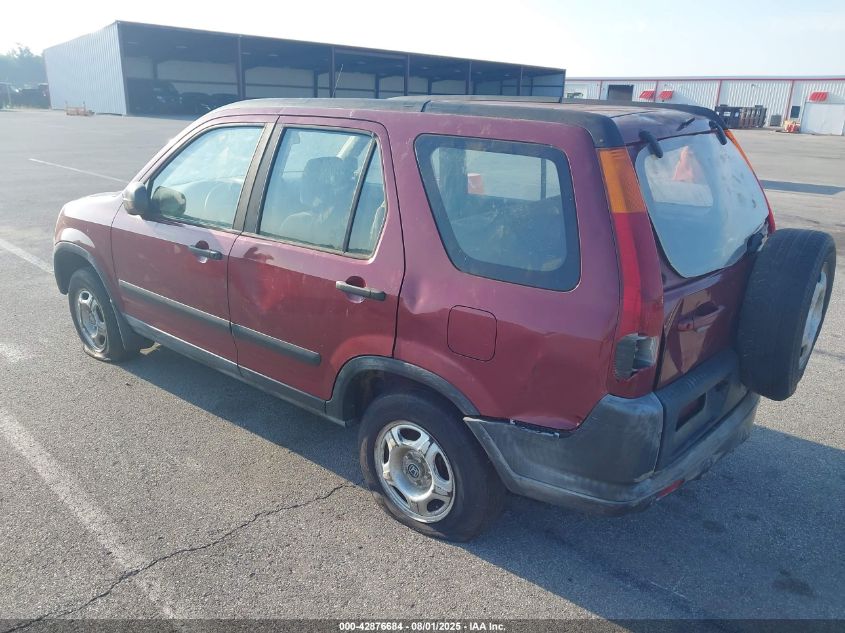 2002 Honda Cr-V Lx VIN: JHLRD784X2C013828 Lot: 42876684