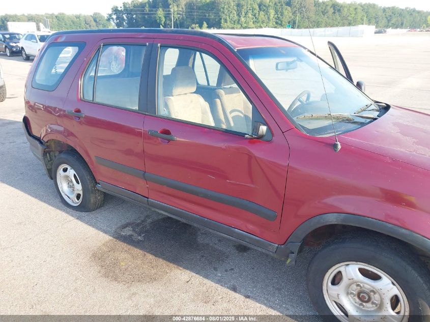 2002 Honda Cr-V Lx VIN: JHLRD784X2C013828 Lot: 42876684