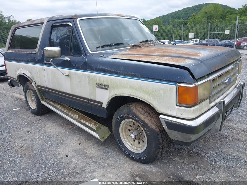 1FMDU15N4HLA19687 1987 Ford Bronco U100 auction photo 1