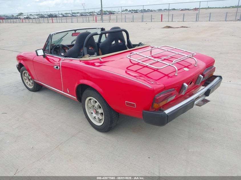 1979 Fiat 124 Spider VIN: 124CS20153525 Lot: 42877565