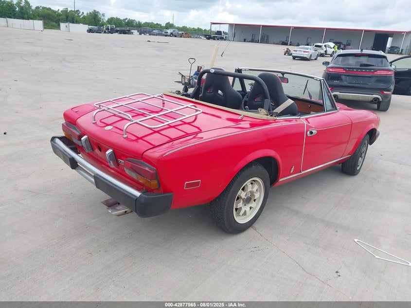 1979 Fiat 124 Spider VIN: 124CS20153525 Lot: 42877565