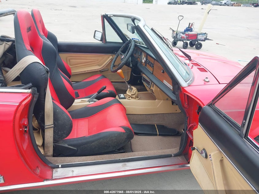 1979 Fiat 124 Spider VIN: 124CS20153525 Lot: 42877565