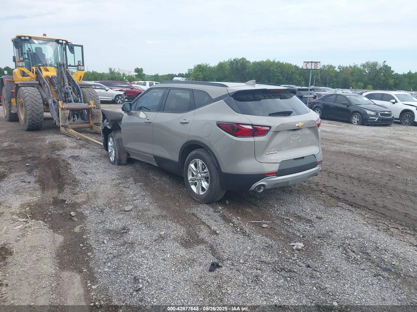 Vin: 3gnkbdrs6ms540182, lot: 43371265, chevrolet blazer fwd 3lt 20213