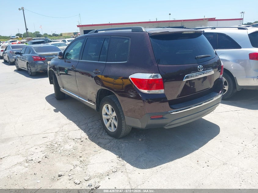 Vin: 5tdza3eh3bs015354, lot: 43371764, toyota highlander 20113