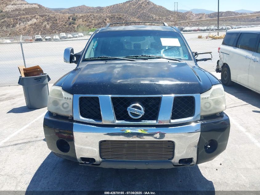 2004 Nissan Pathfinder Armada Se VIN: 5N1AA08A84N714798 Lot: 42878155