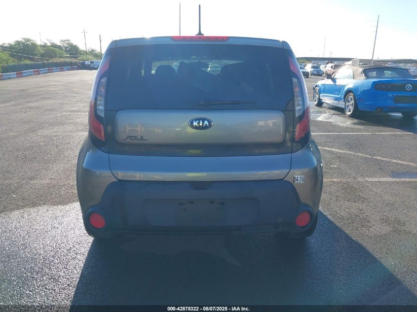 2015 Kia Soul + VIN: KNDJP3A51F7138433 Lot: 42878322