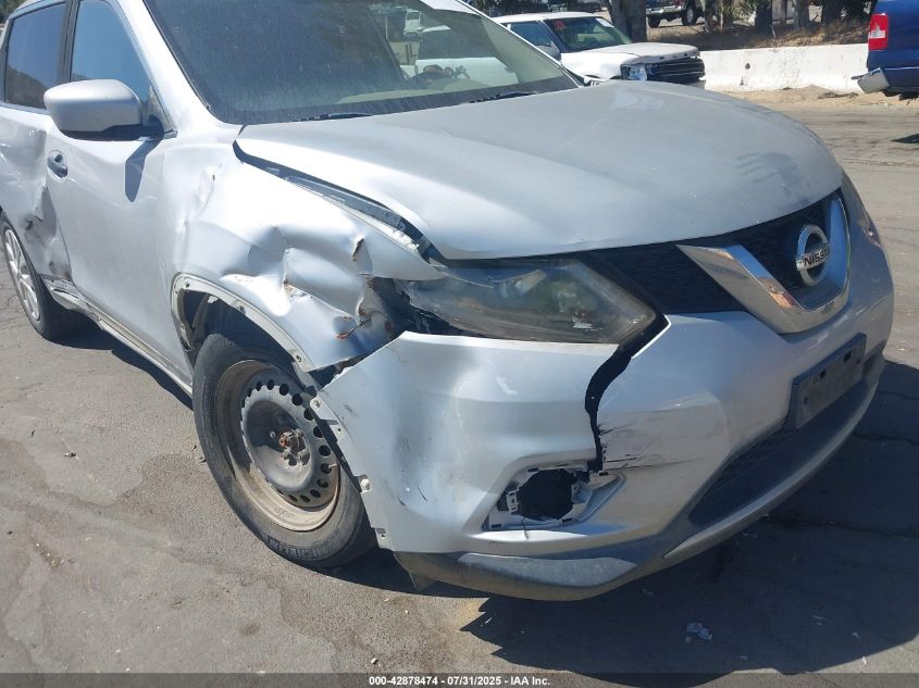 2016 Nissan Rogue S VIN: JN8AT2MT0GW001754 Lot: 42878474