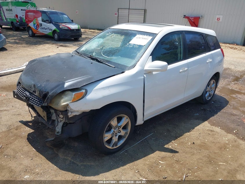 2003 Toyota Matrix Xr white hatchback gasoline 2T1KR32E53C018903 photo #3