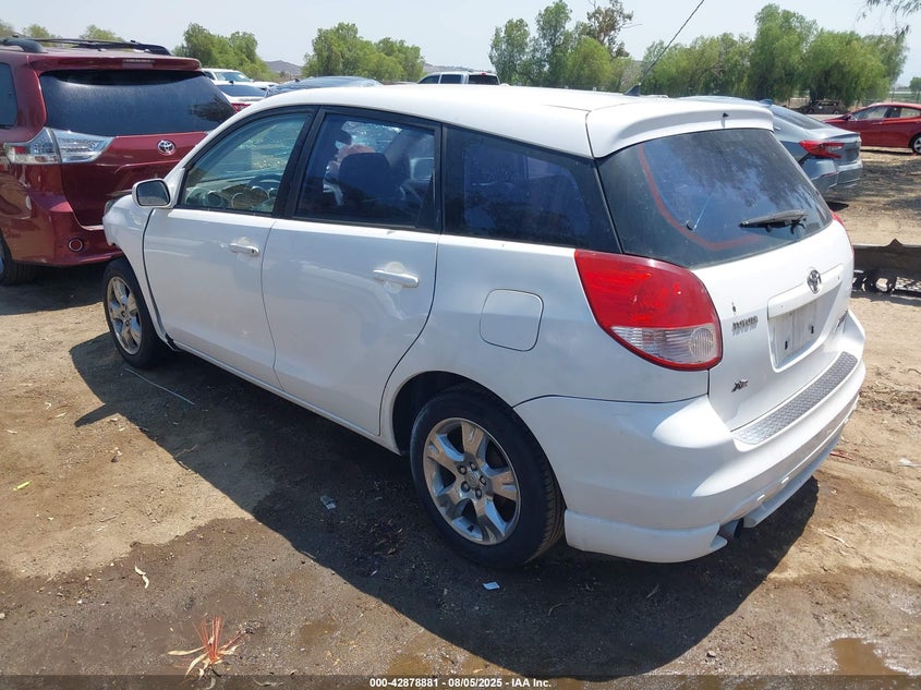 2003 Toyota Matrix Xr white hatchback gasoline 2T1KR32E53C018903 photo #4