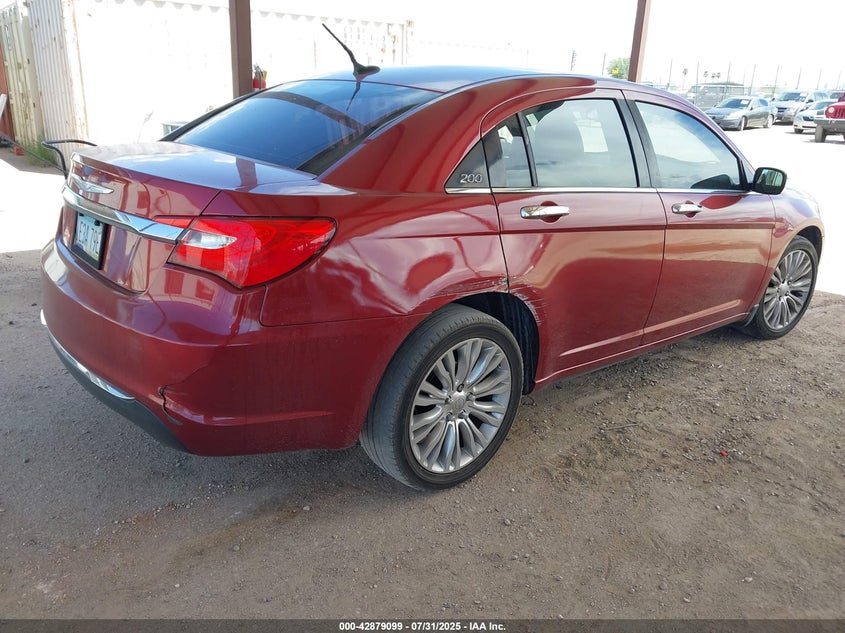 Vin: 1c3ccbcg2cn126686, lot: 43372768, chrysler 200 limited 20124