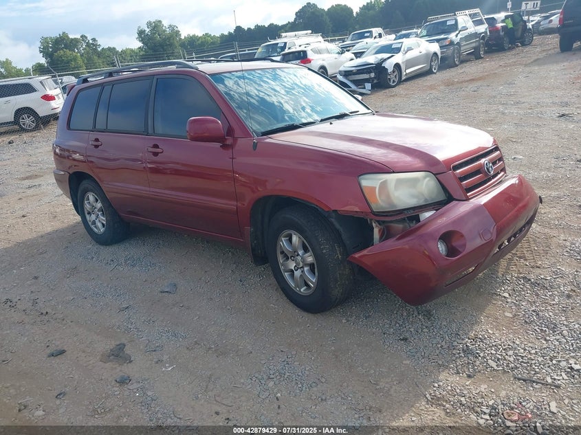 JTEDP21A270126799 2007 Toyota Highlander V6 auction photo 1